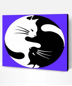 Aesthetic Yin Yang Cats Paint By Number