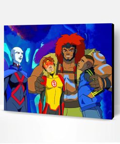Aesthetic Young Justice Paint By Number