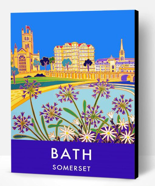 Aesthetic Bath City Paint By Number