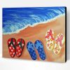 Aesthetic Flip Flop Beach Paint By Number