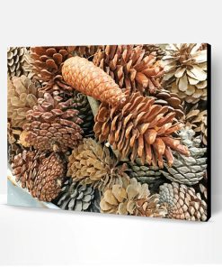 Aesthetic Pine Cones Paint By Number