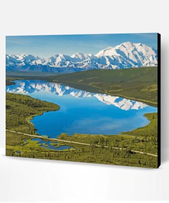 Alaska Denali National Park And Preserve Paint By Number