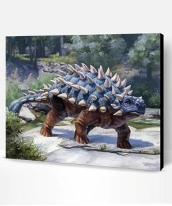 Ankylosaurus Paint By Number