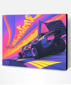 Aston Martin F1 Illustration Paint By Number
