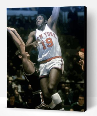 Basketball Player Willis Reed Paint By Number