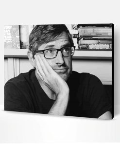 Black And White Louis Theroux Paint By Number
