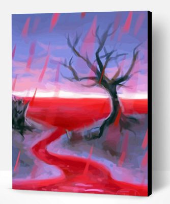 Bloody Landscape Paint By Number