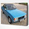 Blue Ford Cortina Paint By Number