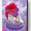 Cat In Red Hat Art Paint By Number