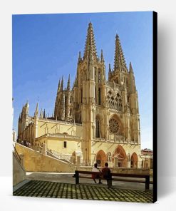 Cathedral Of Saint Mary Spain Burgos Paint By Number