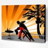 Couple Dancing On The Beach Art Paint By Number