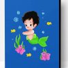 Cute Baby Mermaid Paint By Number