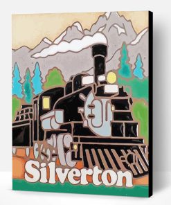 Durango Silverton Train Paint By Number