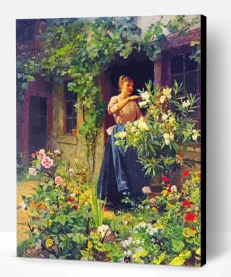 Gardener Woman Paint By Number