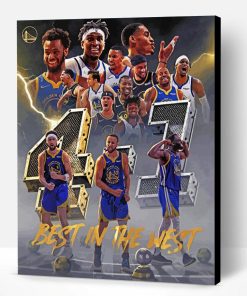 Golden State Warriors Poster Paint By Number