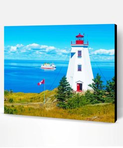 Grand Manan Lighthouse In Canada Paint By Number