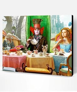 Mad Hatter Tea Party Paint By Number