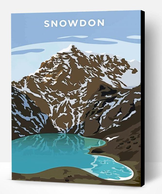 Mount Snowdon Poster Paint By Number