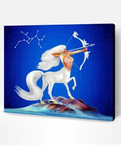 Mystical Sagittarius Sign Paint By Number