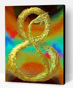 Ouroboros Dragon Art Paint By Number