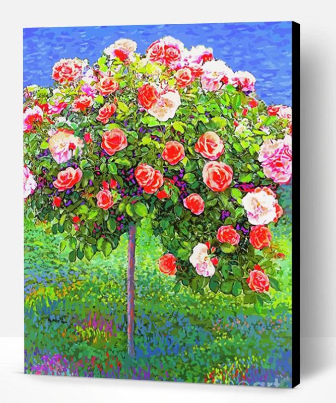 Rose Tree Paint By Number