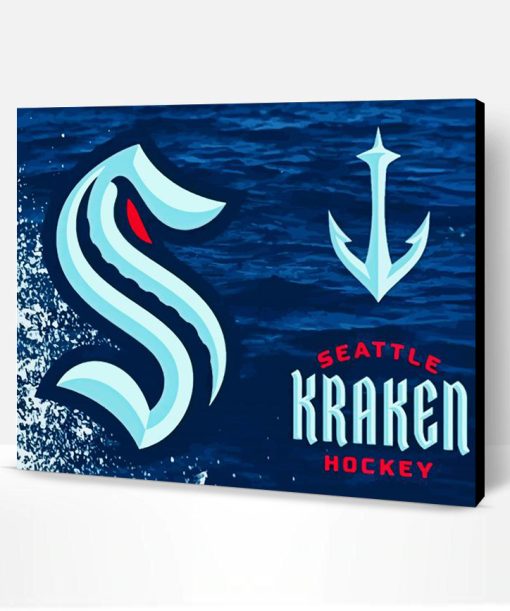 Seattle Kraken Hockey Paint By Number