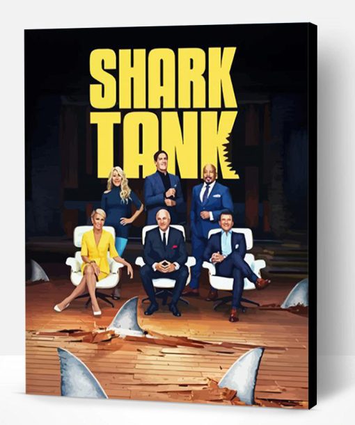 Shark Tank Poster Paint By Number