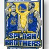 Splash Brothers Curry And Klay Thompson Paint By Number