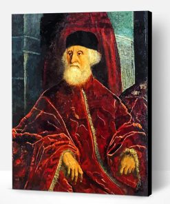 The Procurator Jacopo Soranzo Portrait By Tintoretto Paint By Number