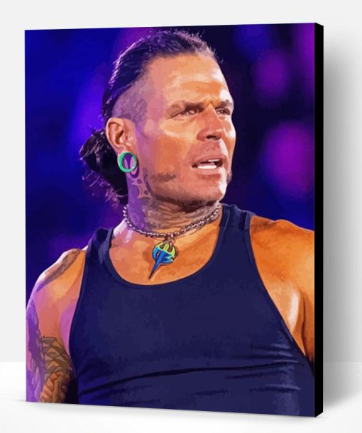 Wrestler Aew Jeff Hardy Paint By Number