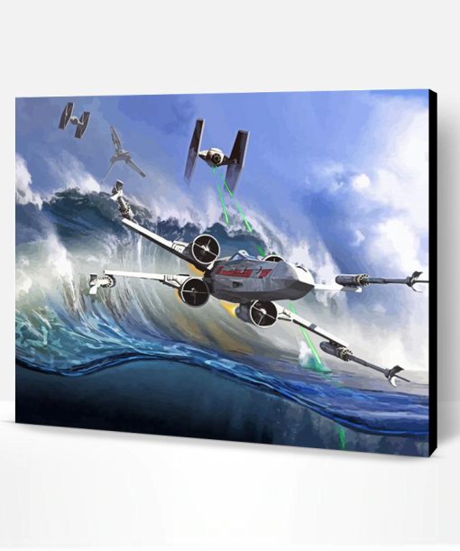 X Wing Starfighter Art Paint By Number