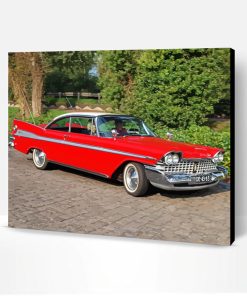1958 Plymouth Fury Car Paint By Number