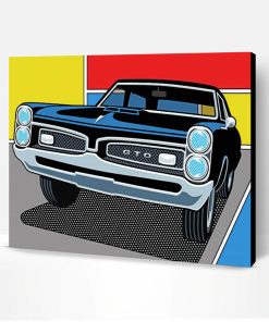 1967 Pontiac Illustration Paint By Number