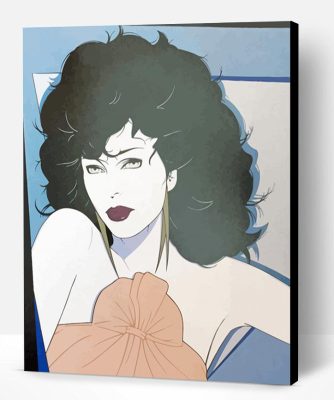 Aesthetic Lady By Patrick Nagel Paint By Number