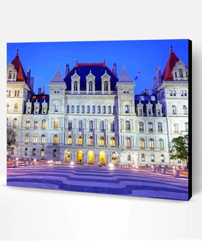 Albany New York State Capitol Paint By Number