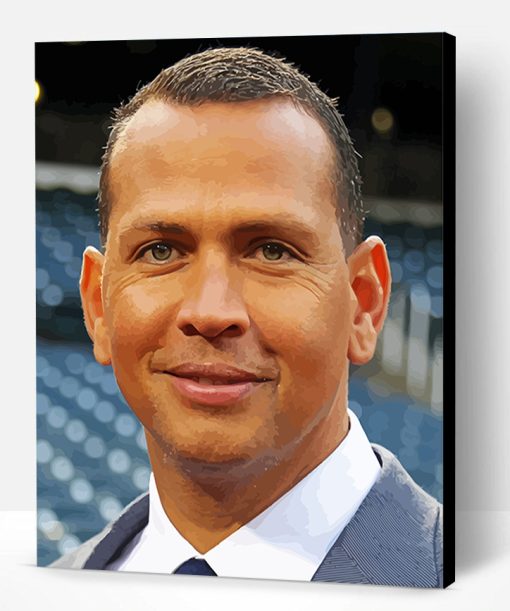 Alex Rodriguez Paint By Number