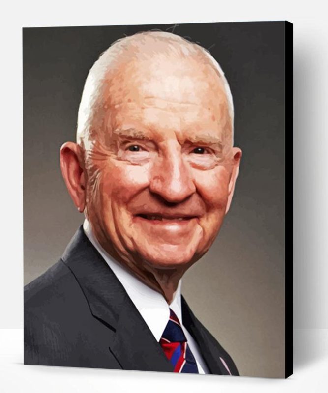American Business Magnate Ross Perot Paint By Number