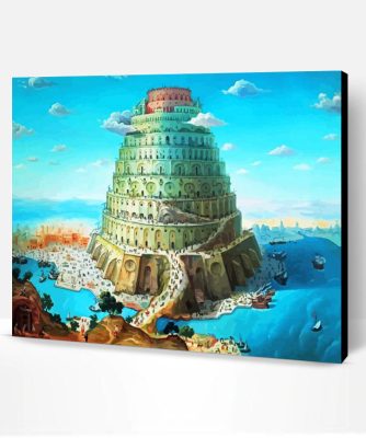 Babel Tower Art Paint By Number