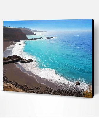 Beach Bollullo Tenerife Paint By Number