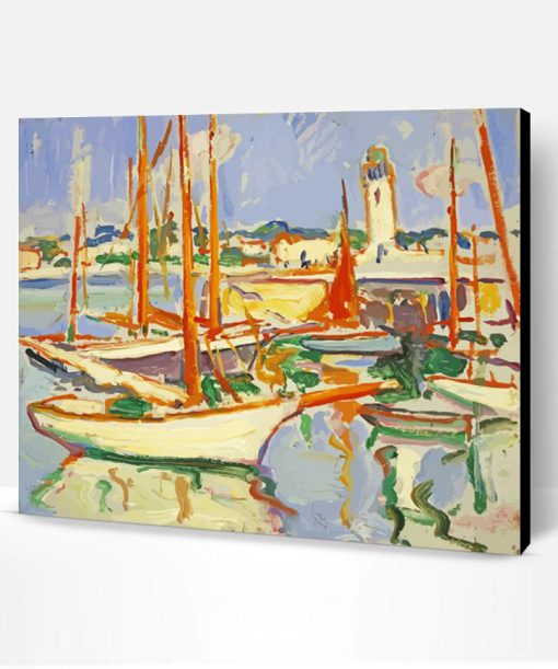 Boats At Royan Peploe Paint By Number