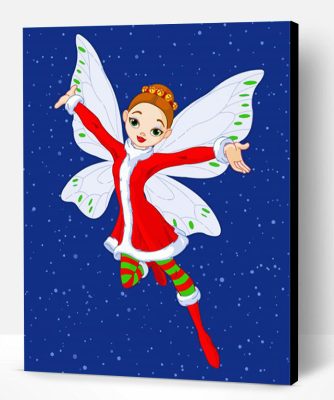 Christmas Fairy Paint By Number