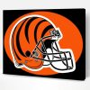 Cincinnati Bengals Team Helmet Paint By Number