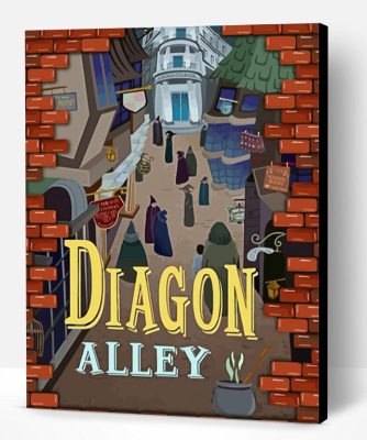 Diagon Alley Paint By Number