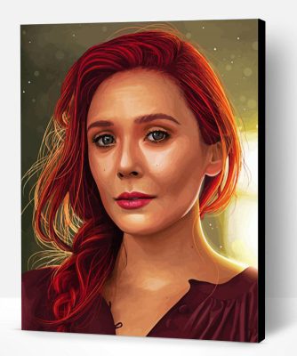 Elizabeth Olsen Art Paint By Number