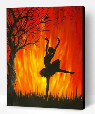 Fire Ballet Paint By Number