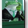 Frog Wearing Suit Paint By Number