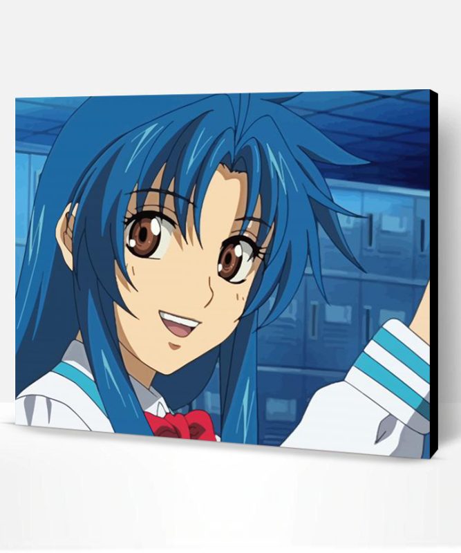 Full Metal Panic Anime Girl Paint By Number