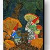 Gnomes And Mushrooms Paint By Number