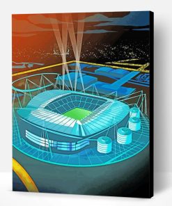 Illustration Etihad Stadium Paint By Number