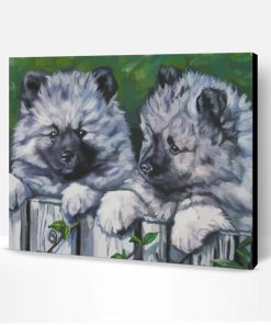 Keeshond Dogs Paint By Number